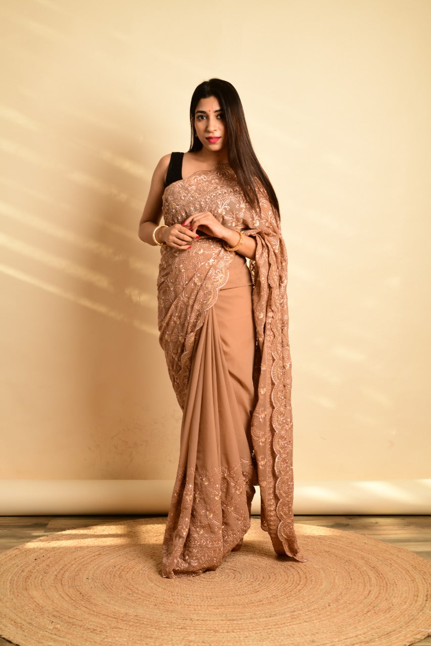 FESTIVE WEAR GEORGETTE SAREE SITARI VOL 06 Anant Tex Exports Private Limited