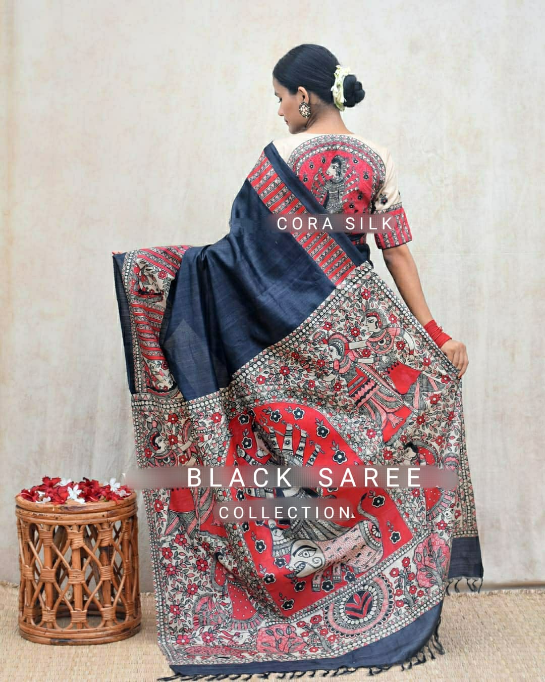 Party Wear Kalamkari Satin Silk Saree Anant Tex Exports Private Limited