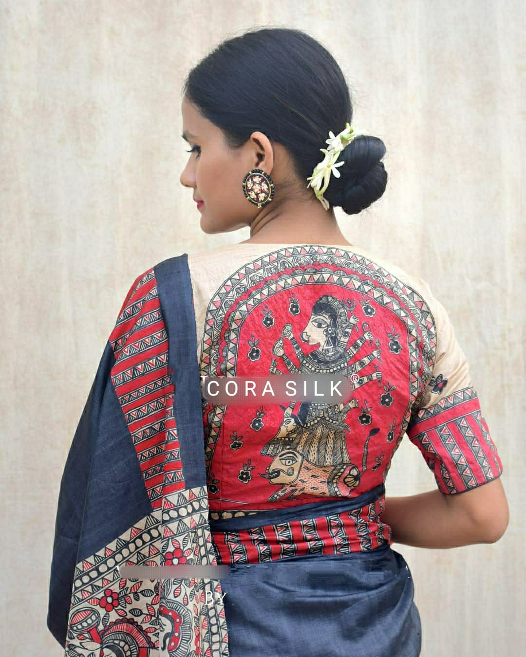 Party Wear Kalamkari Satin Silk Saree Anant Tex Exports Private Limited