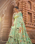 Party Wear Kalamkari Digital Print Saree Anant Tex Exports Private Limited