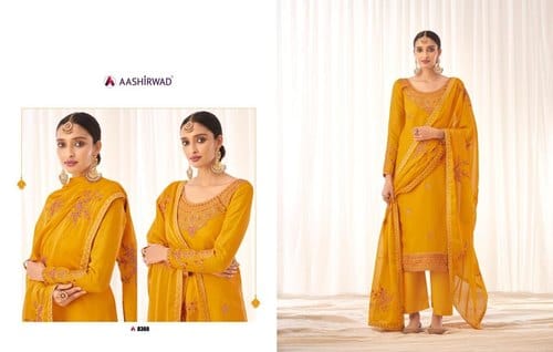 Aashirwad Rashmi 8358 To 8363 Series Anant Tex Exports Private Limited