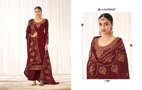 Aashirwad Rashmi 8358 To 8363 Series Anant Tex Exports Private Limited