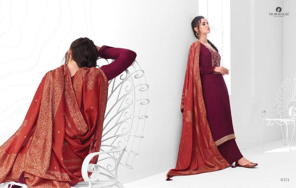 AASHIRWAD MOR BAGH SANGEET 8370-8375 SALWAR SUIT Anant Tex Exports Private Limited