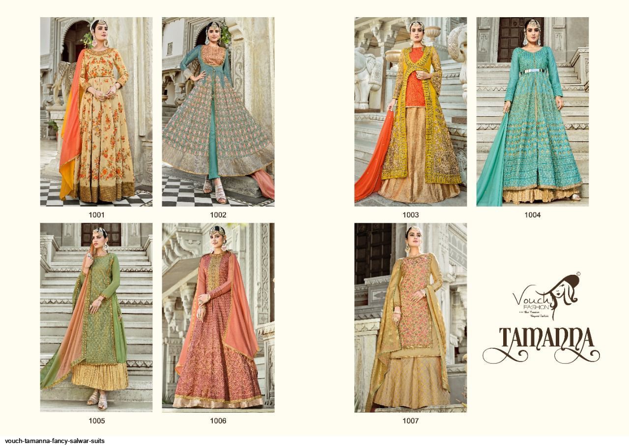 Vouch Tamanna 1001-1007 Series Salwar Kameez With Heavy Look and Beautifull Embroidered Designer Full Stitched Suite Anant Tex Exports Private Limited