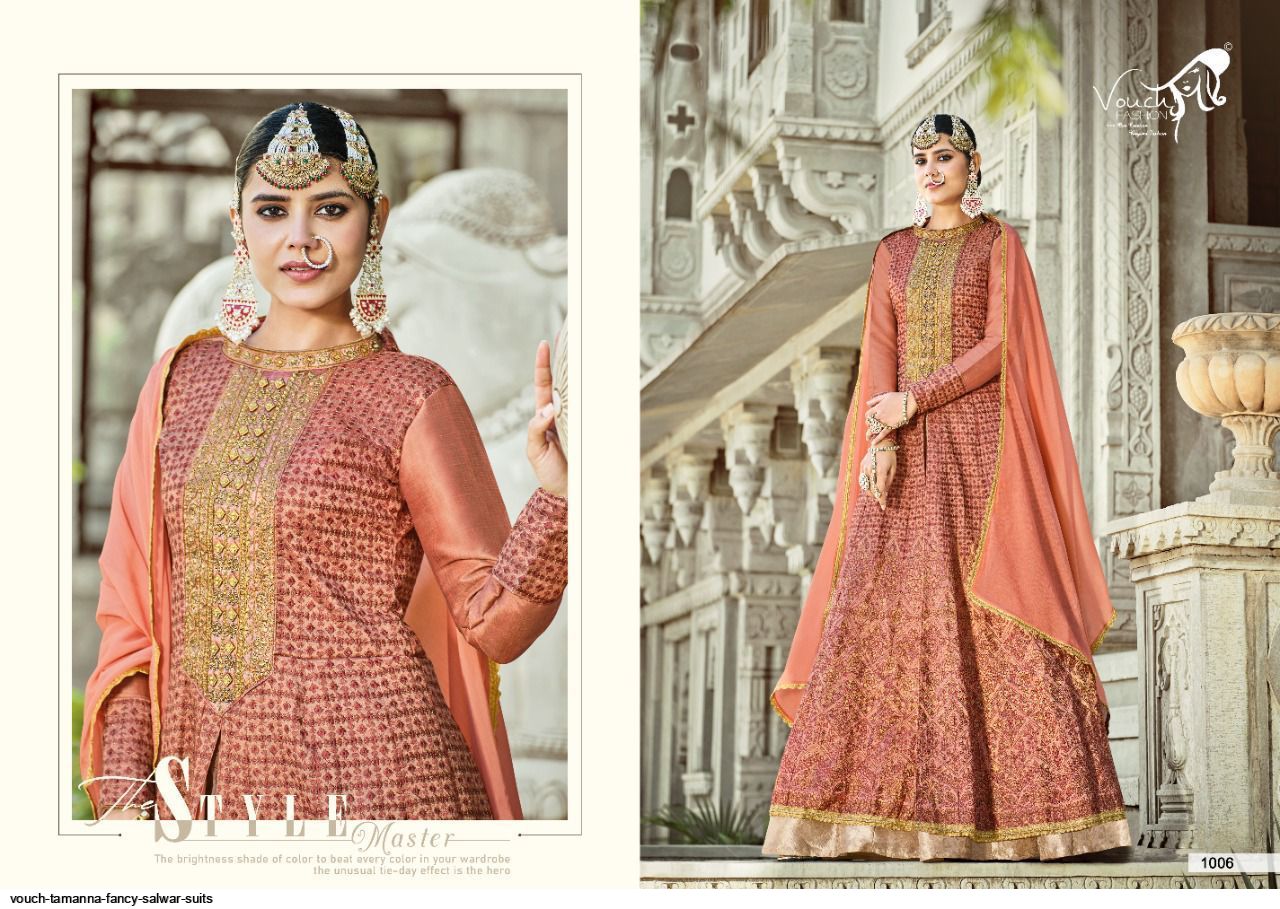 Vouch Tamanna 1001-1007 Series Salwar Kameez With Heavy Look and Beautifull Embroidered Designer Full Stitched Suite Anant Tex Exports Private Limited