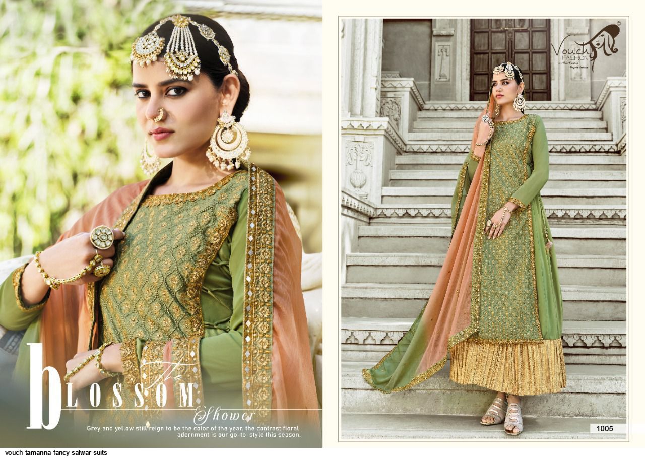 Vouch Tamanna 1001-1007 Series Salwar Kameez With Heavy Look and Beautifull Embroidered Designer Full Stitched Suite Anant Tex Exports Private Limited