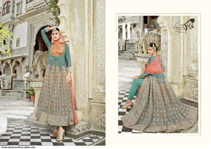 Vouch Tamanna 1001-1007 Series Salwar Kameez With Heavy Look and Beautifull Embroidered Designer Full Stitched Suite 