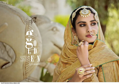 Vouch Tamanna 1001-1007 Series Salwar Kameez With Heavy Look and Beautifull Embroidered Designer Full Stitched Suite 