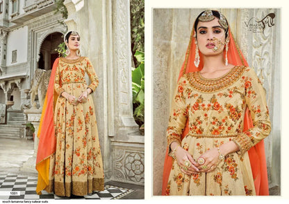 Vouch Tamanna 1001-1007 Series Salwar Kameez With Heavy Look and Beautifull Embroidered Designer Full Stitched Suite 