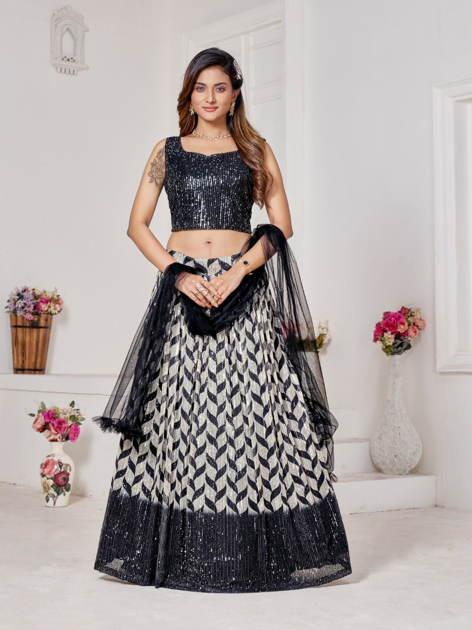 Wedding Exclusive Newly Crop Top Lehenga Anant Tex Exports Private Limited