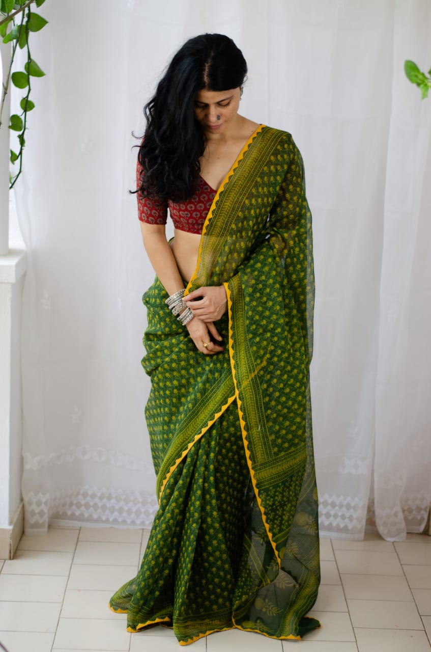 Party Wear Kota Doriya Saree Anant Tex Exports Private Limited