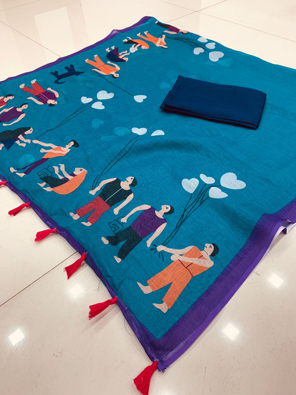 Pure Linen saree Anant Tex Exports Private Limited