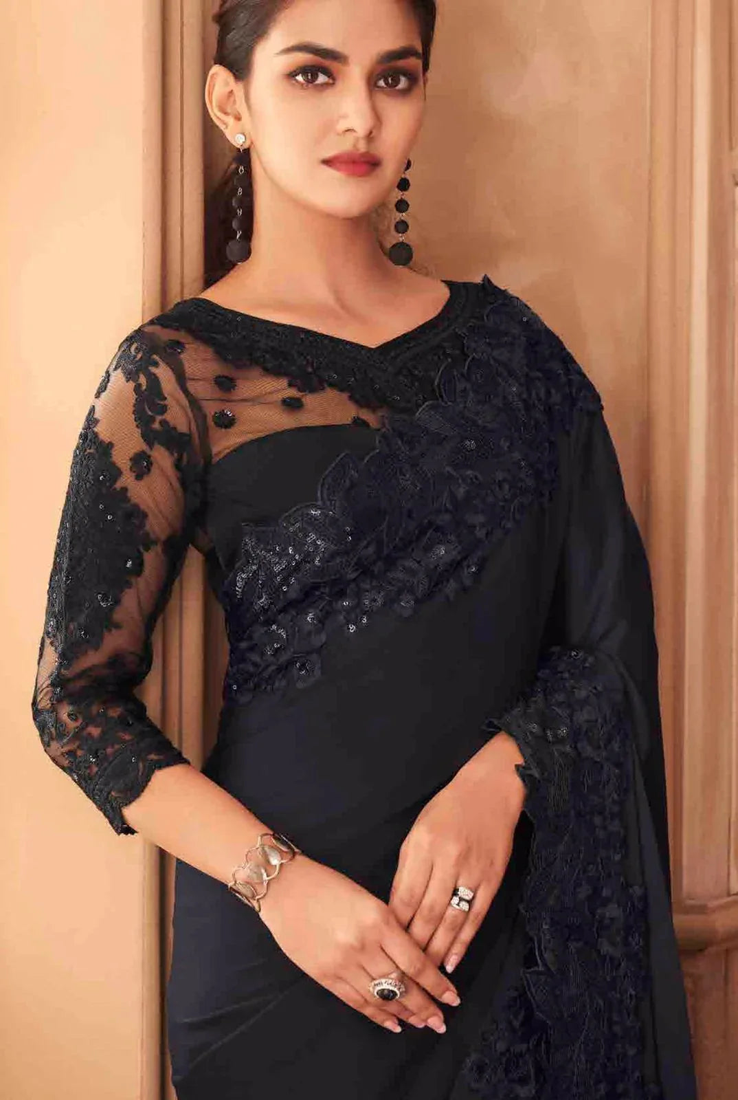 Sandal wood silk Designer Wedding Fancy Sarees Designer 27-35 Anant Tex Exports Private Limited