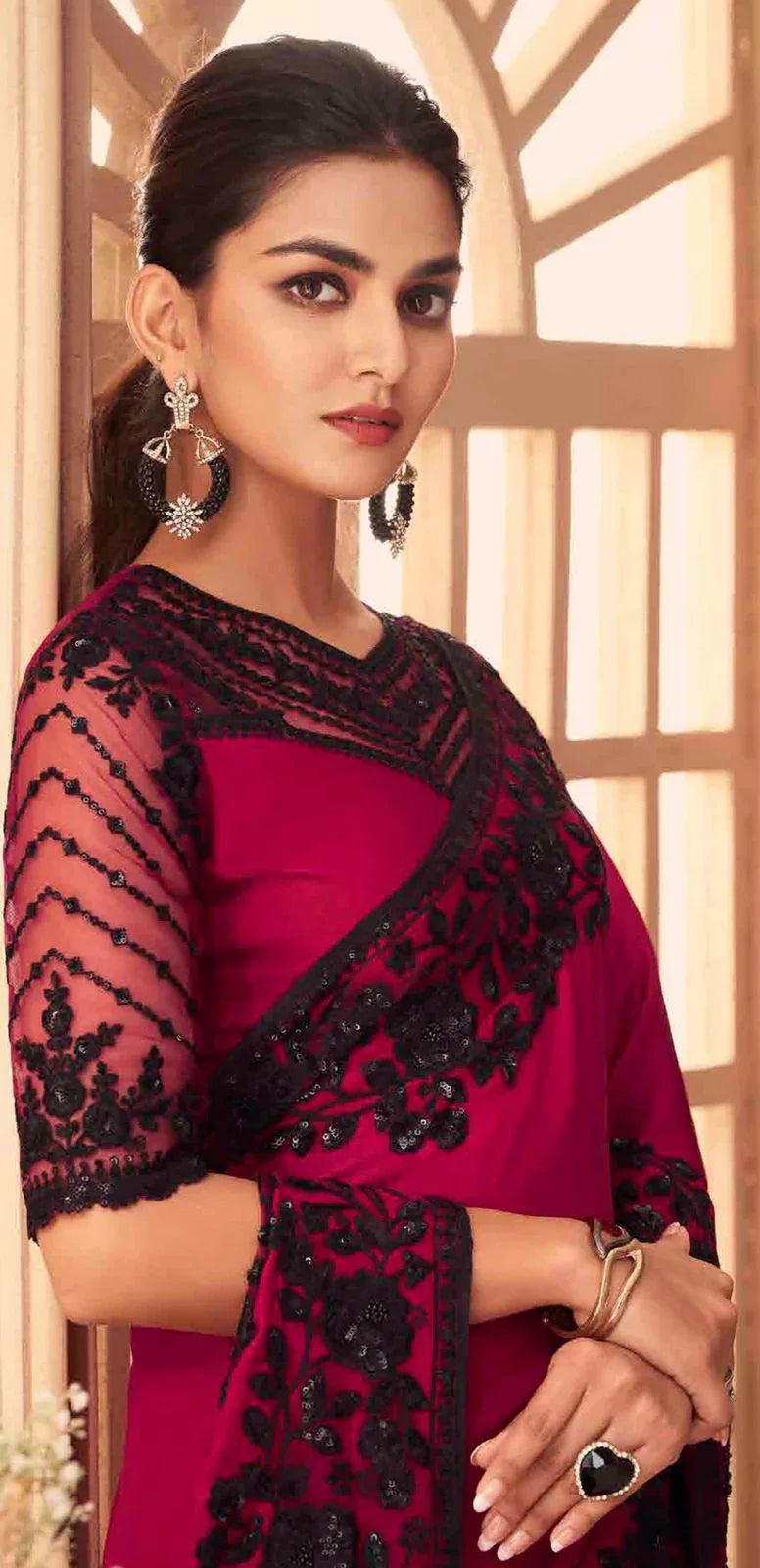 Sandal wood silk Designer Wedding Fancy Sarees Designer 27-35 Anant Tex Exports Private Limited