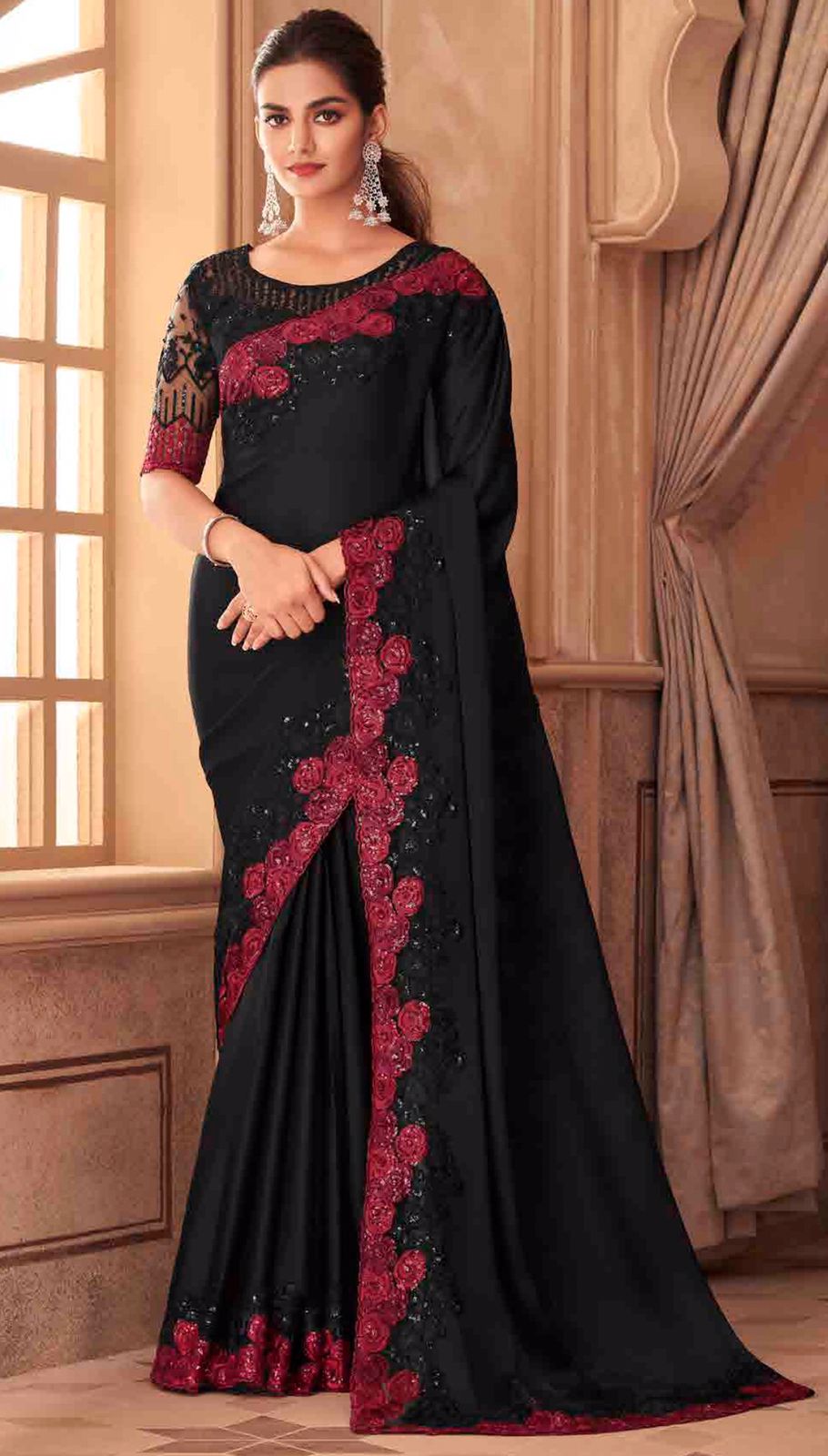 Sandal wood silk Designer Wedding Fancy Sarees Designer 27-35 Anant Tex Exports Private Limited