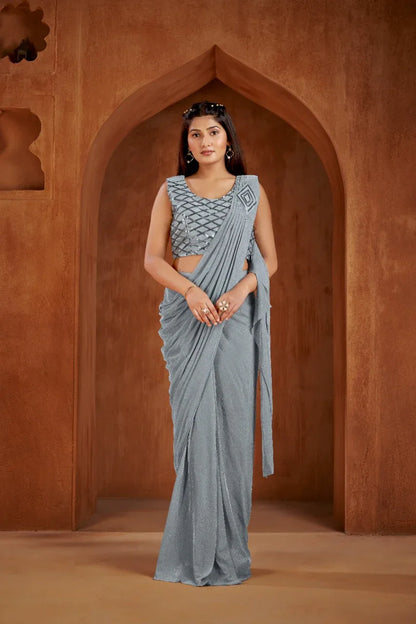 Party Wear Ready to wear Saree Anant Tex Exports Private Limited