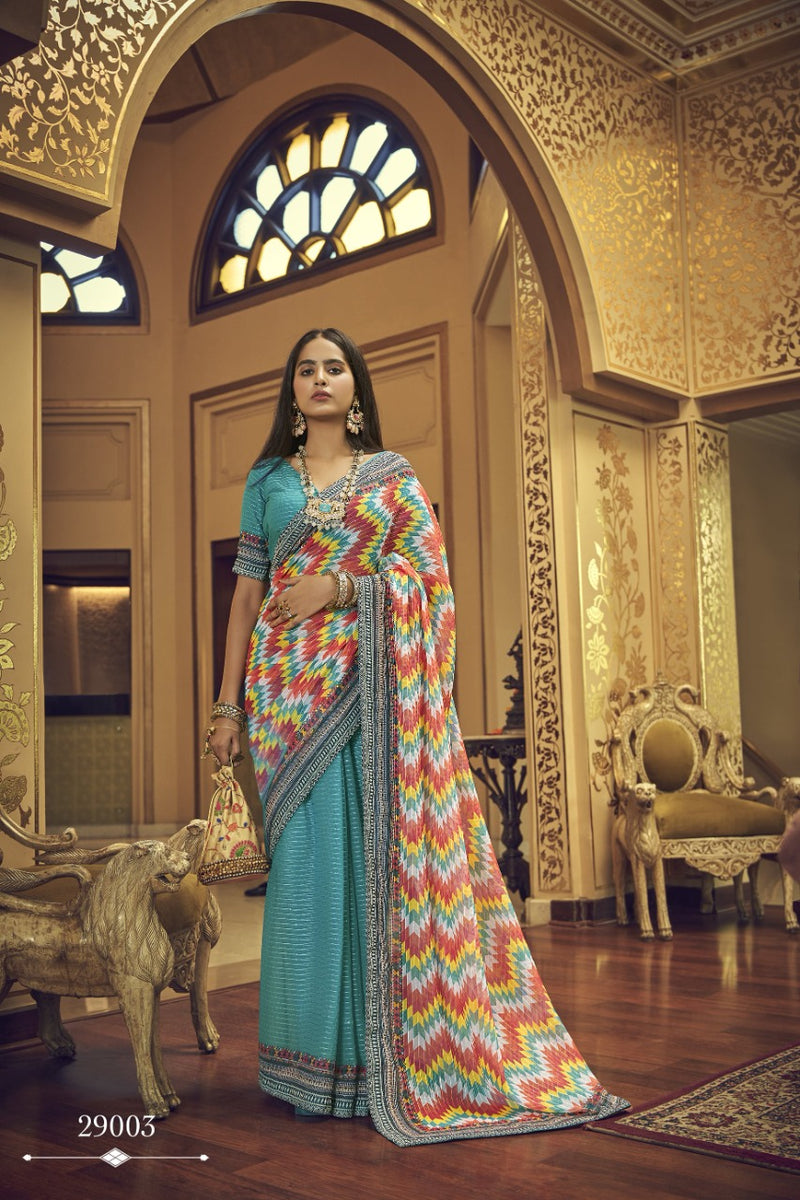 IMPERIAL VOL-7 BY ARYA DESIGNS GEORGETTE UNSTICHED SAREES Anant Tex Exports Private Limited