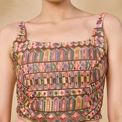 ARYA DESIGNS VOLUME 40 GEORGETTE KURTI WITH BOTTOM AND JACKET Anant Tex Exports Private Limited