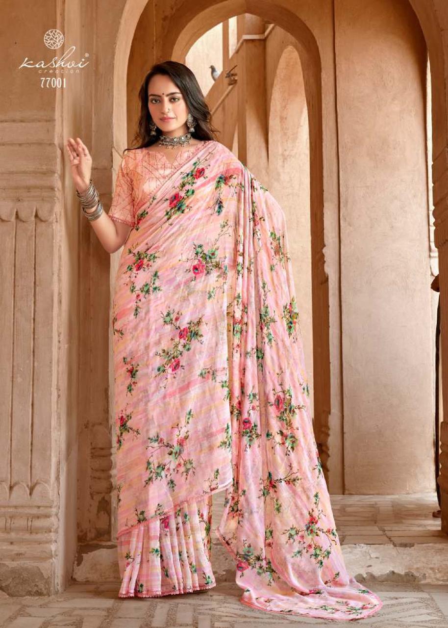 Pure Georgette Saree LT Shraddha Anant Tex Exports Private Limited