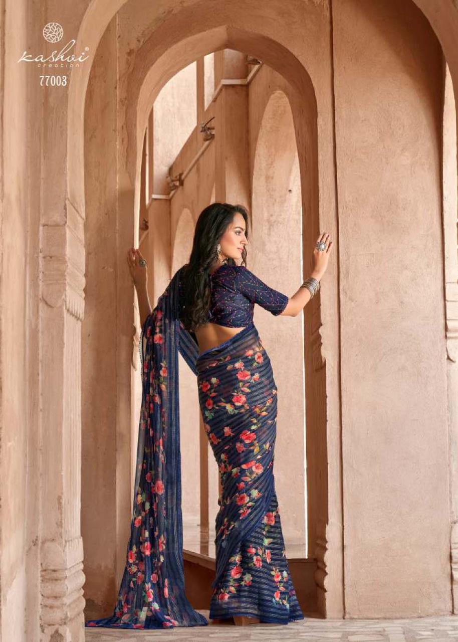 Pure Georgette Saree LT Shraddha Anant Tex Exports Private Limited