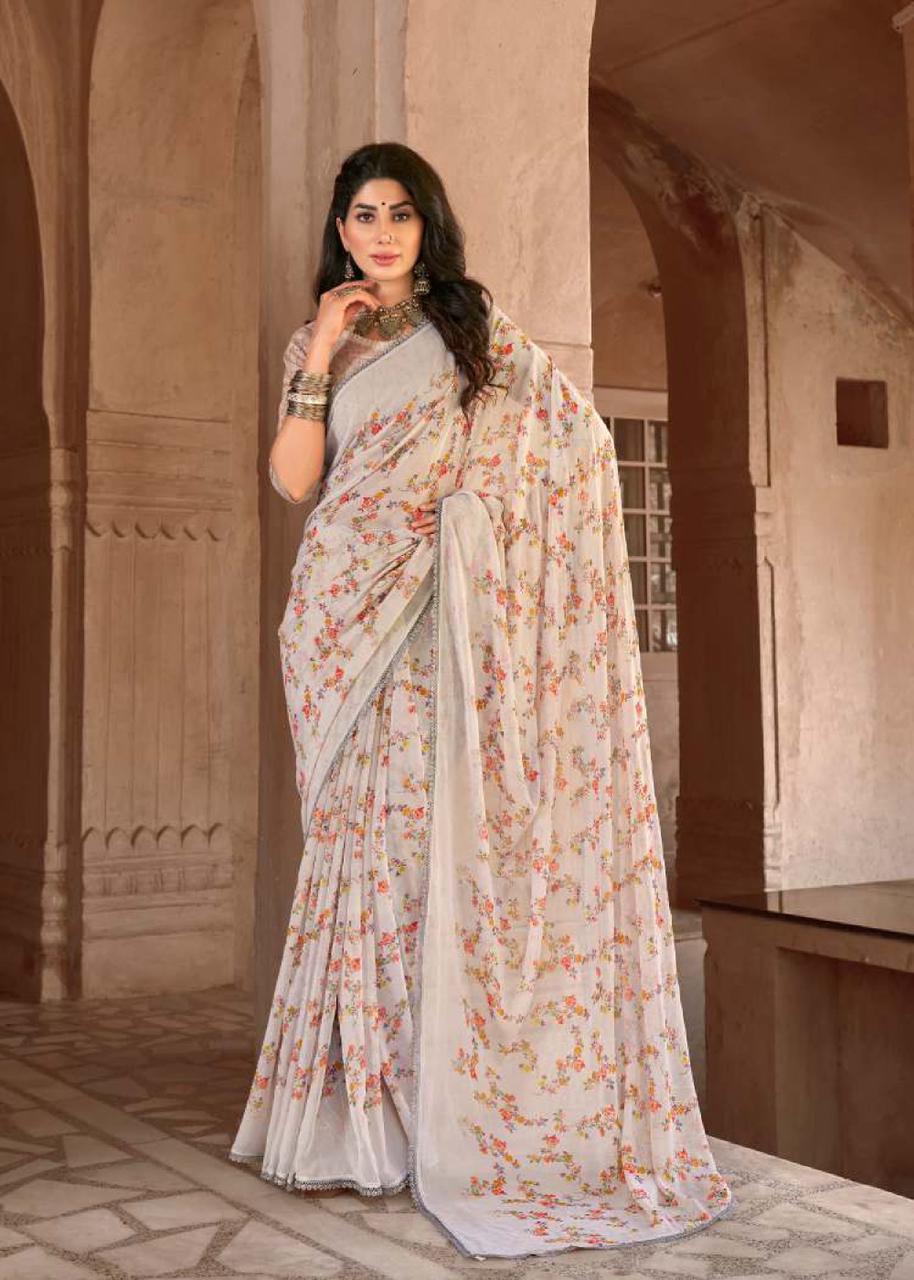 Pure Georgette Saree LT Shraddha Anant Tex Exports Private Limited