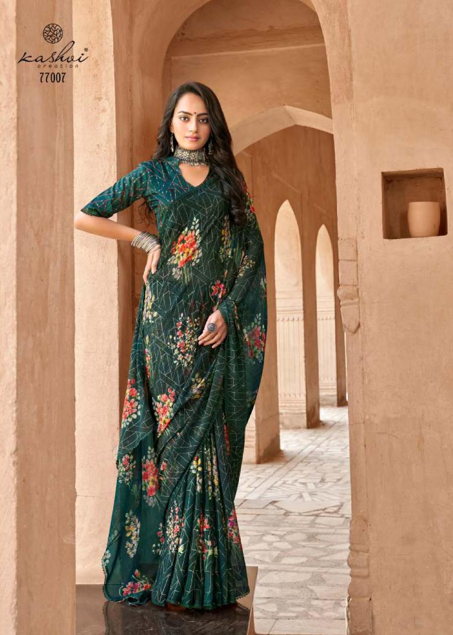 Pure Georgette Saree LT Shraddha Anant Tex Exports Private Limited