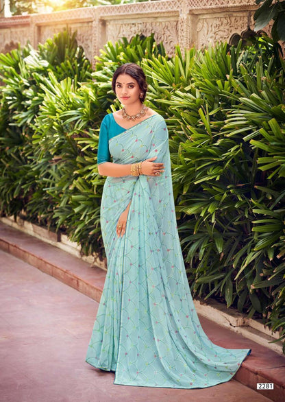 Beautiful Pure Georgette Saree  LT AAKRUTHI-02 Anant Tex Exports Private Limited