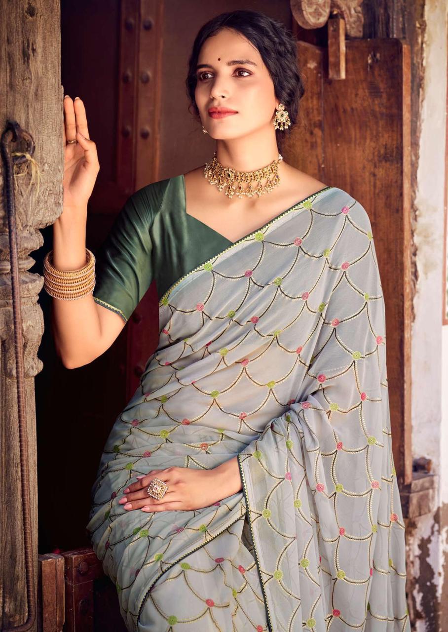 Beautiful Pure Georgette Saree  LT AAKRUTHI-02 Anant Tex Exports Private Limited