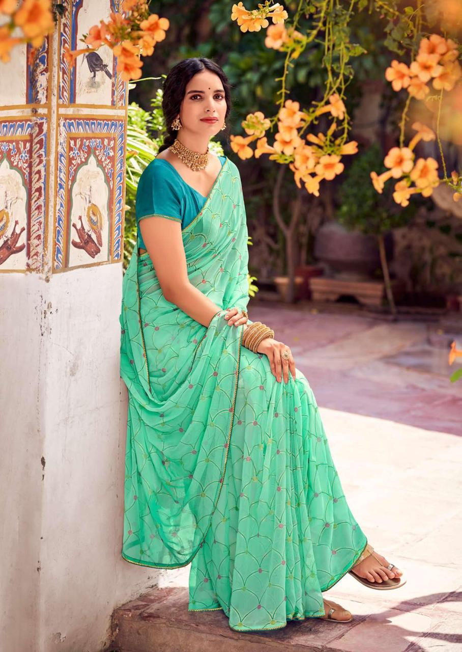 Beautiful Pure Georgette Saree  LT AAKRUTHI-02 Anant Tex Exports Private Limited