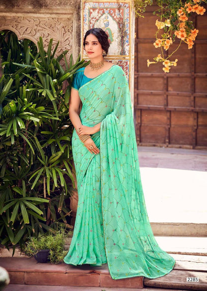 Beautiful Pure Georgette Saree  LT AAKRUTHI-02 Anant Tex Exports Private Limited