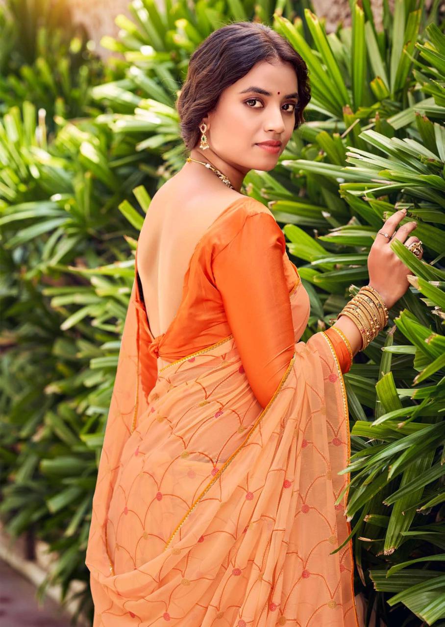 Beautiful Pure Georgette Saree  LT AAKRUTHI-02 Anant Tex Exports Private Limited