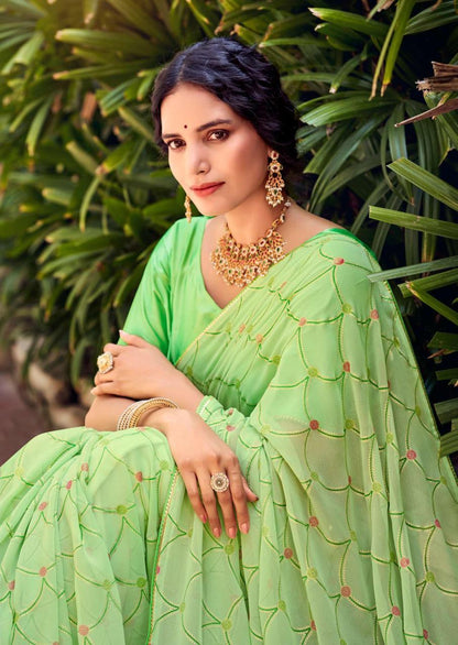 Beautiful Pure Georgette Saree  LT AAKRUTHI-02 Anant Tex Exports Private Limited