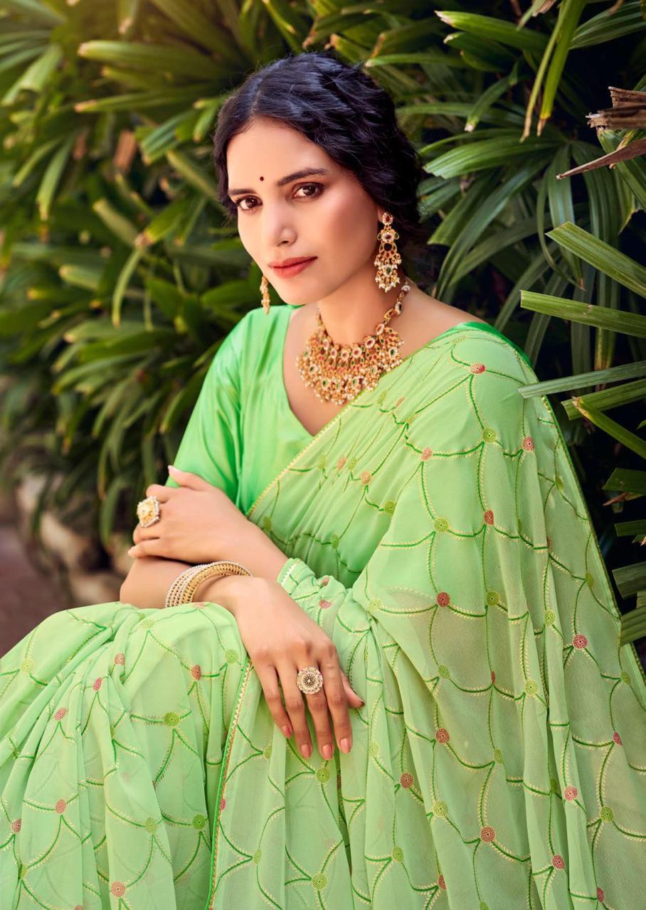 Beautiful Pure Georgette Saree  LT AAKRUTHI-02 Anant Tex Exports Private Limited