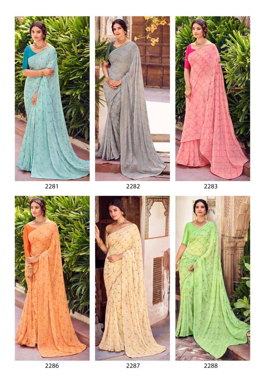 Beautiful Pure Georgette Saree  LT AAKRUTHI-02 Anant Tex Exports Private Limited