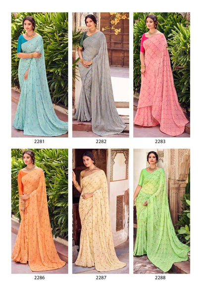 Beautiful Pure Georgette Saree  LT AAKRUTHI-02 Anant Tex Exports Private Limited