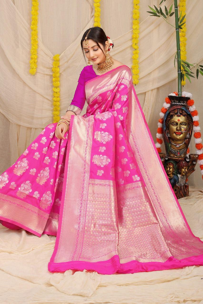 Beautiful Kanchipuram Pure silk handloom Saree Anant Tex Exports Private Limited
