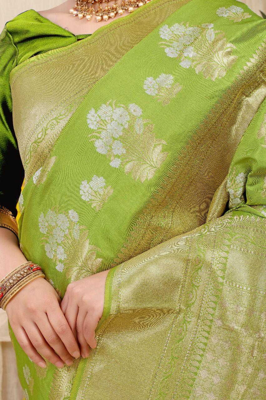 Beautiful Kanchipuram Pure silk handloom Saree Anant Tex Exports Private Limited