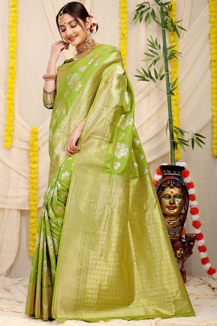 Beautiful Kanchipuram Pure silk handloom Saree Anant Tex Exports Private Limited
