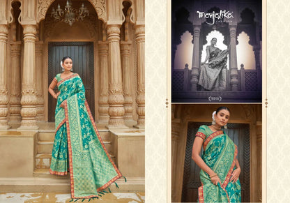 MONJOLIKA MADHU KANTA BANARASI SILK SAREE Anant Tex Exports Private Limited