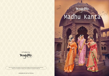 MONJOLIKA MADHU KANTA BANARASI SILK SAREE Anant Tex Exports Private Limited