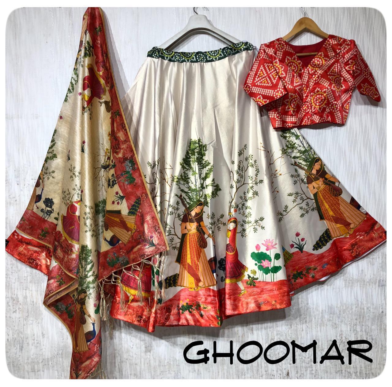 Party Wear Navratri Digital Print Lehenga Choli Anant Tex Exports Private Limited