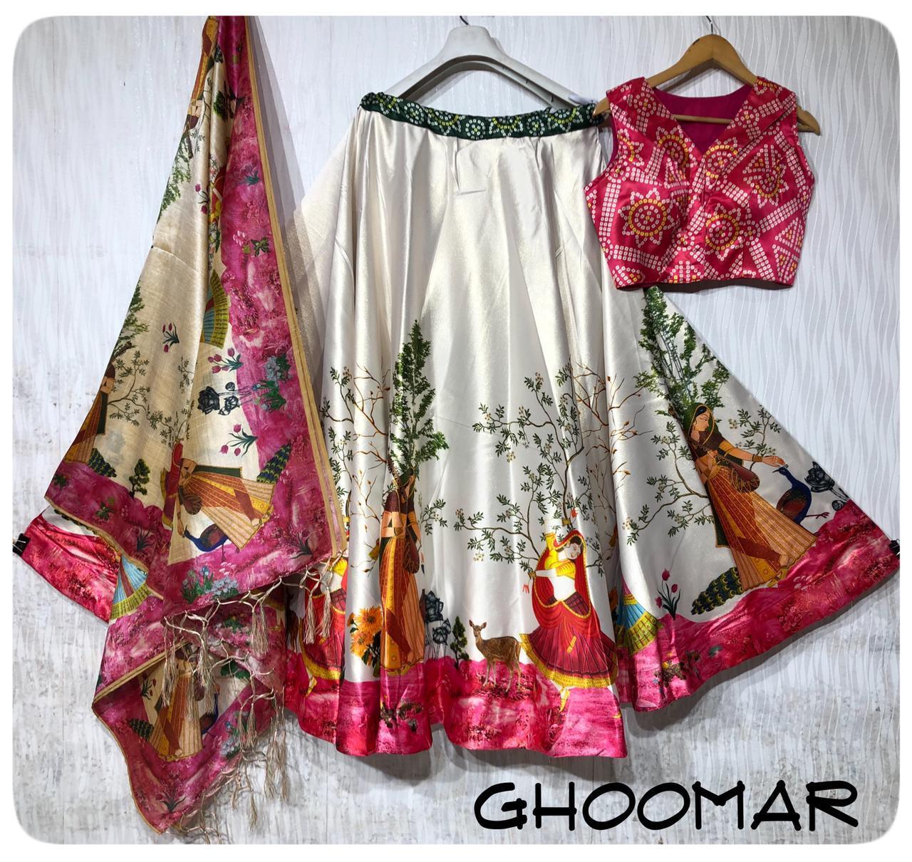 Party Wear Navratri Digital Print Lehenga Choli Anant Tex Exports Private Limited