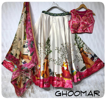 Party Wear Navratri Digital Print Lehenga Choli Anant Tex Exports Private Limited