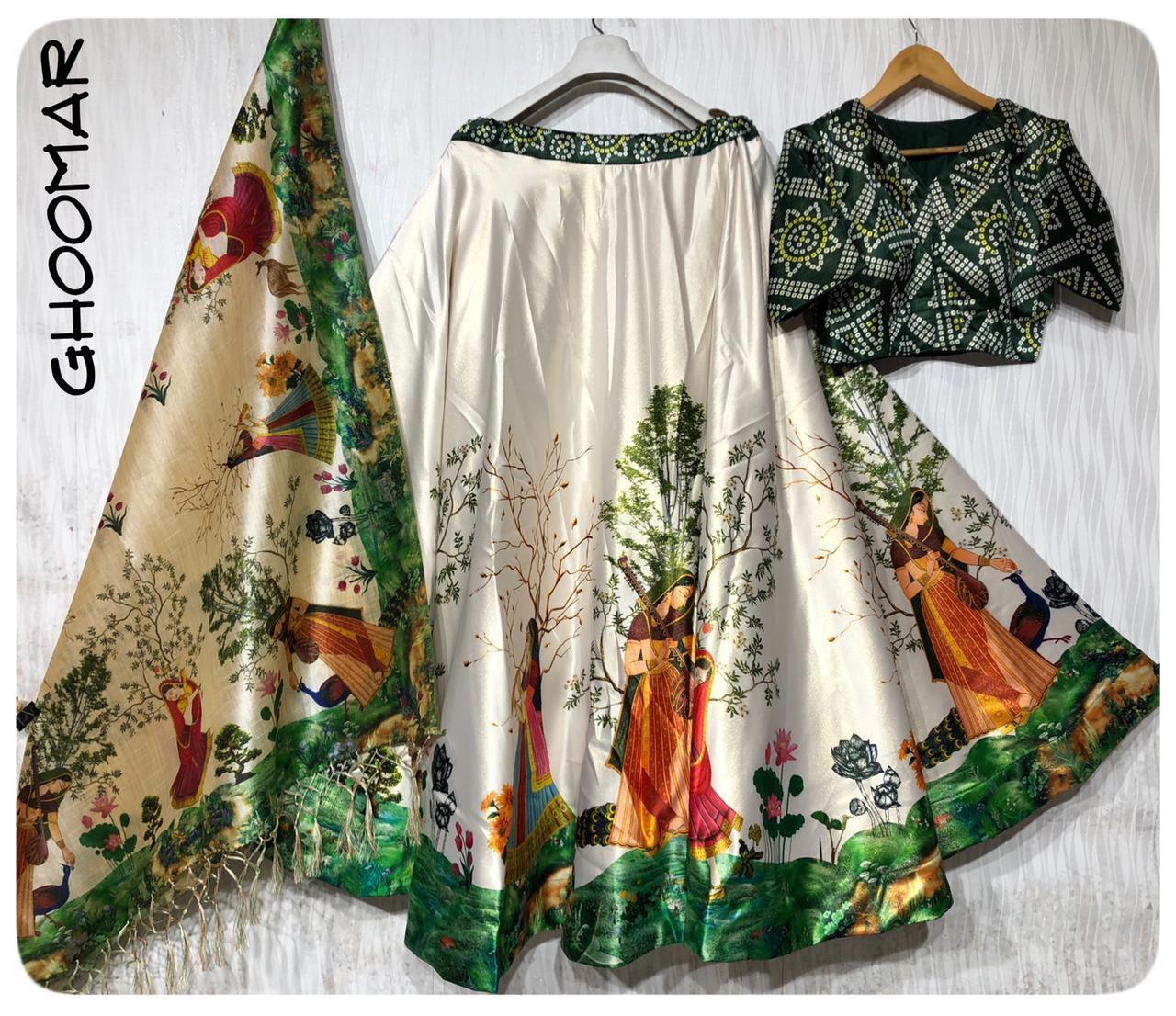 Party Wear Navratri Digital Print Lehenga Choli Anant Tex Exports Private Limited