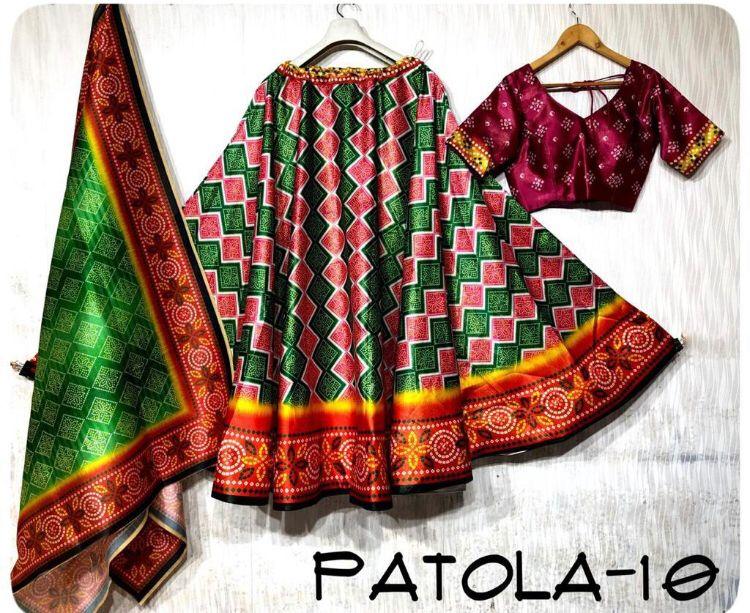 Party Wear Navratri Digital Print Lehenga Choli Anant Tex Exports Private Limited