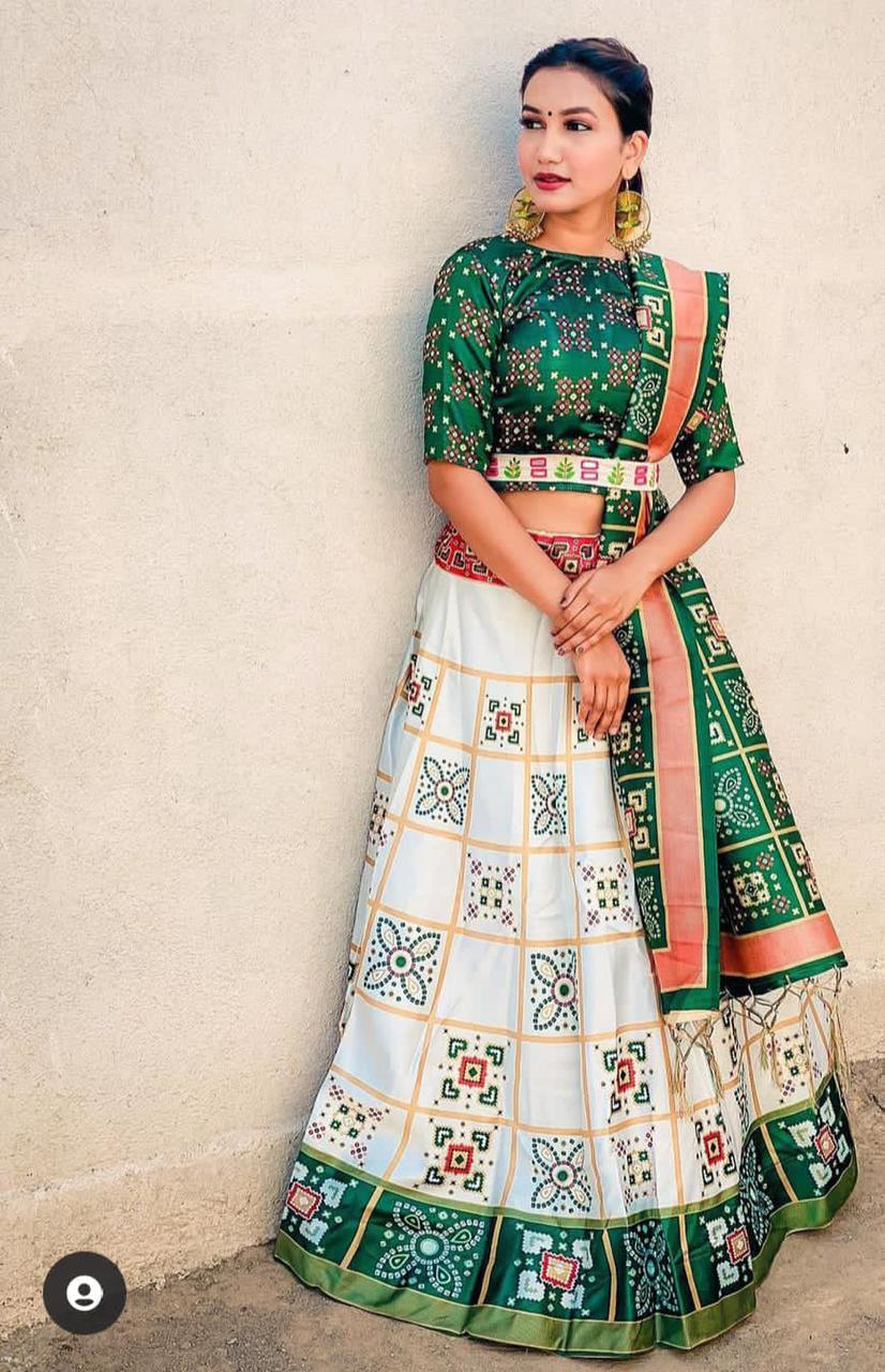 Party Wear Navratri Digital Print Lehenga Choli Anant Tex Exports Private Limited