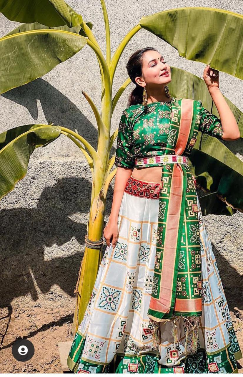 Party Wear Navratri Digital Print Lehenga Choli Anant Tex Exports Private Limited