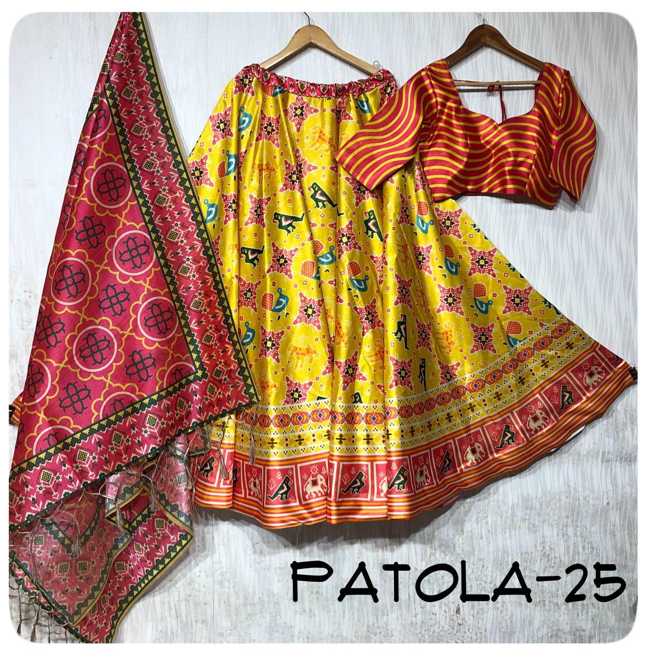 Party Wear Navratri Digital Print Lehenga Choli Anant Tex Exports Private Limited