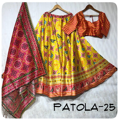 Party Wear Navratri Digital Print Lehenga Choli Anant Tex Exports Private Limited