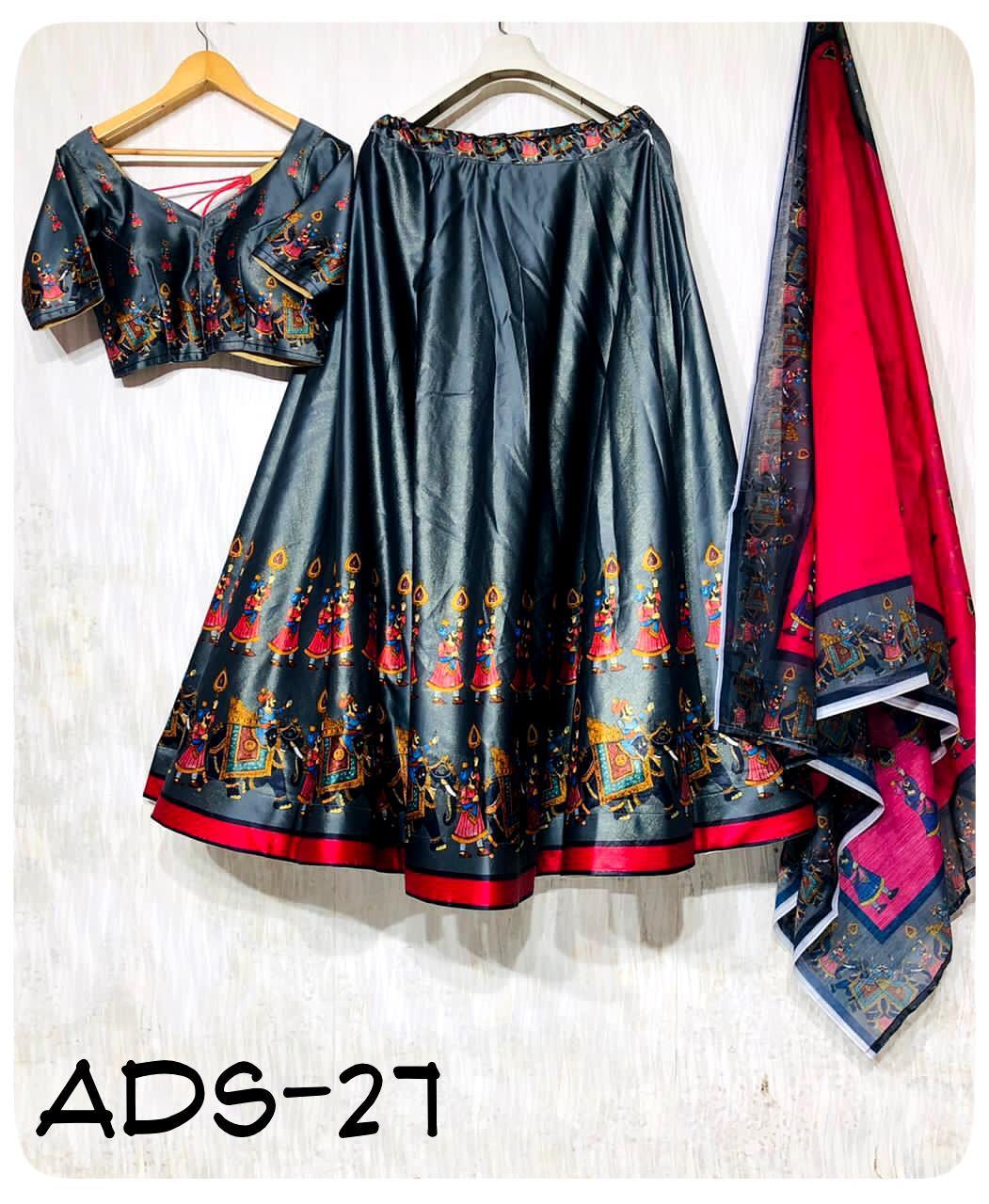 Party Wear Navratri Digital Print Lehenga Choli Anant Tex Exports Private Limited